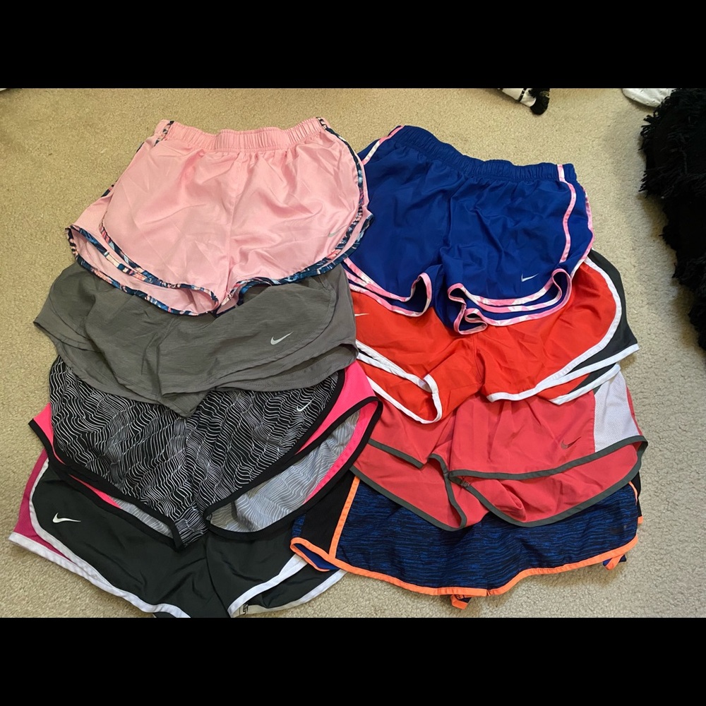 Lot of 9 Nike dri fit running shorts $60 for all